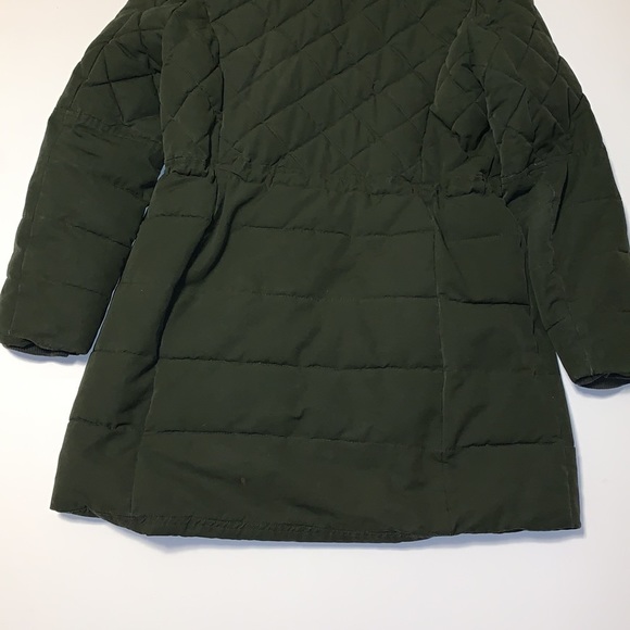 Lucky Brand Green Winter Parka with Removable Hood - Women’s Size Large - Picture 6 of 11